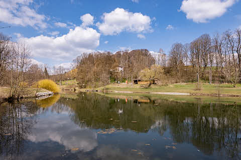 Gemeinde Reischach Landkreis Altötting Hochmühl Badesee (Dirschl Johann) Deutschland AÖ